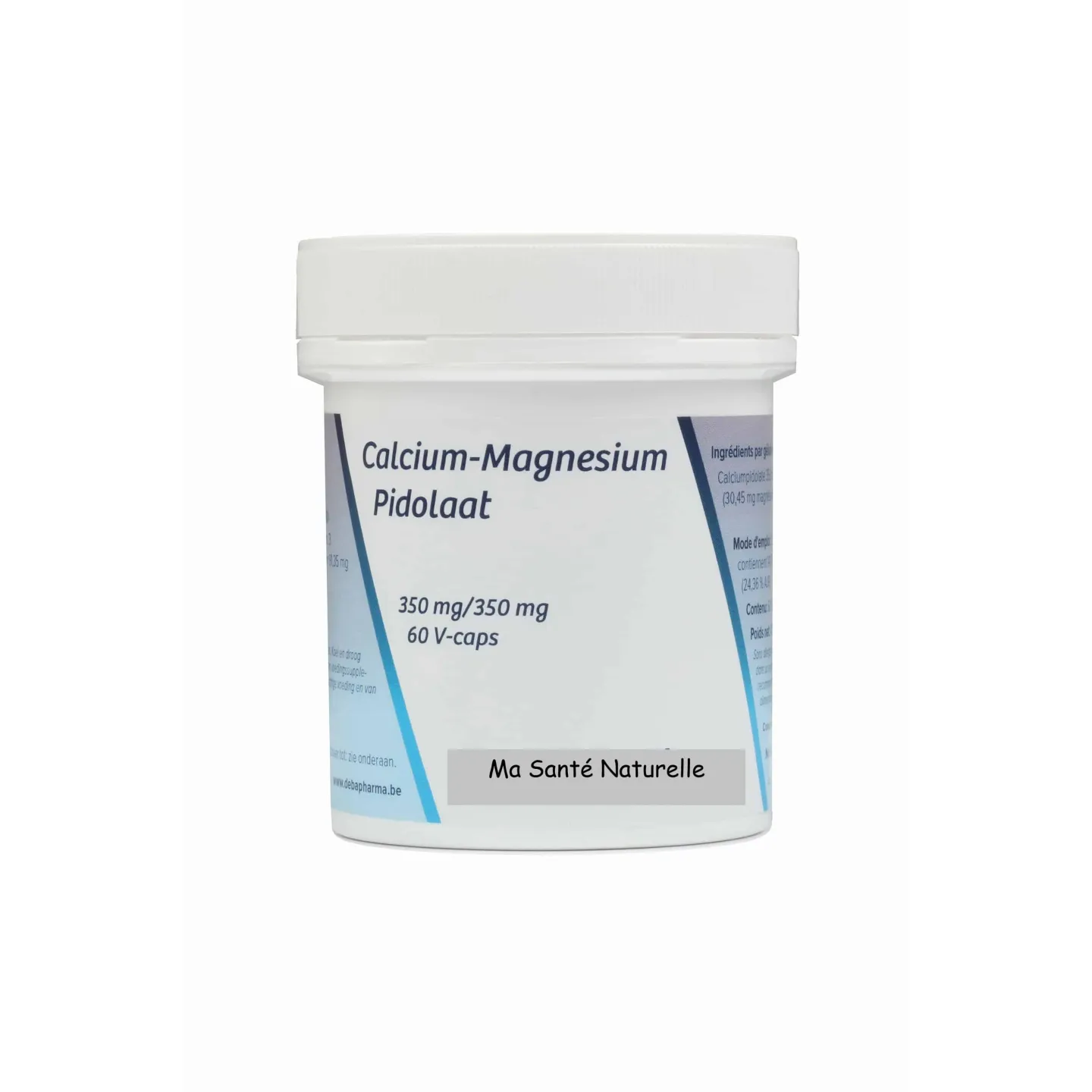 Calcium,Magnesium,pidolate,350/350 mg, 60 capsules végétales