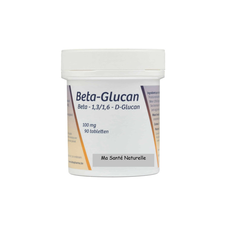 BÉTA-GLUCAN - 100 mg - Béta-1,3/1,6 D-Glucan - 90 tablettes/comprimés