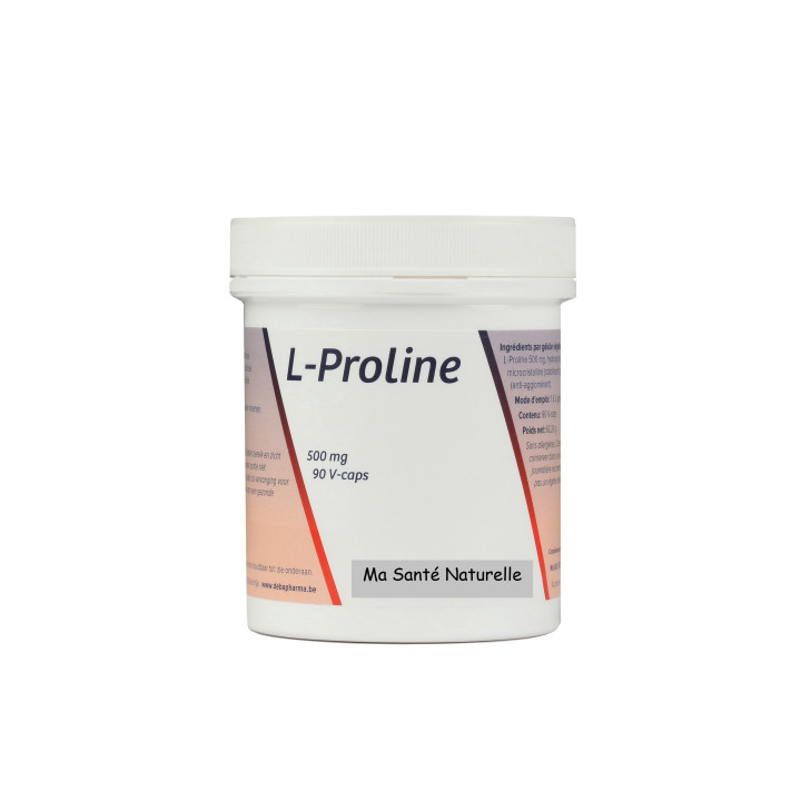 L-PROLINE 500 mg - 90 capsules végétales
