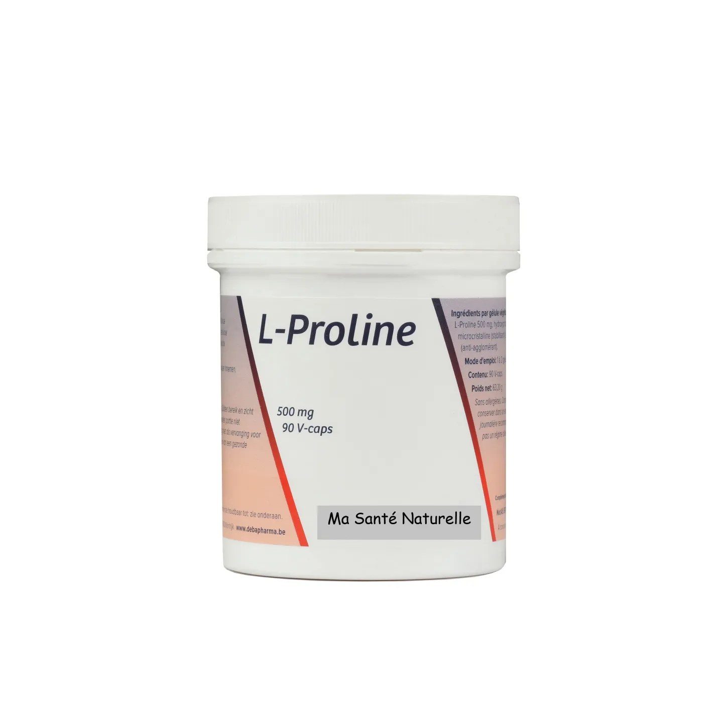 L-PROLINE 500 mg - 90 capsules végétales