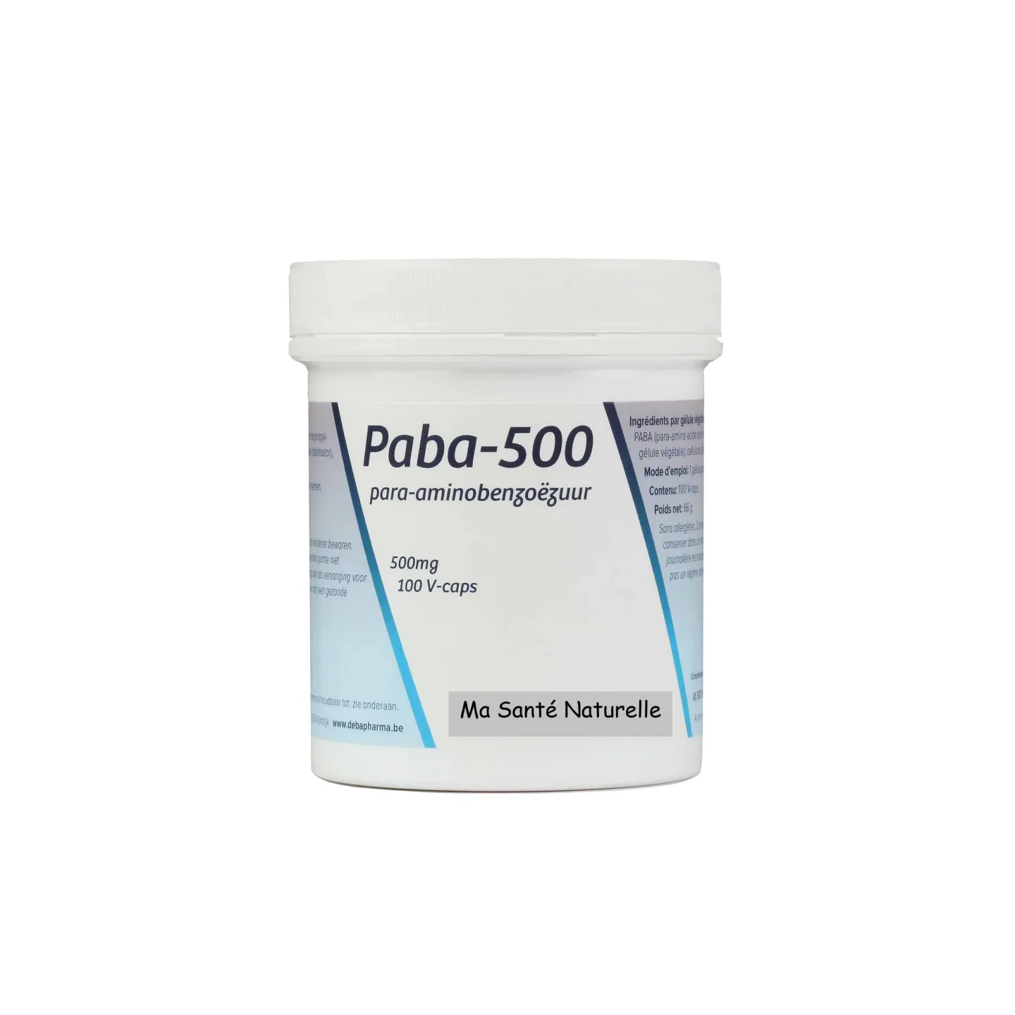 PABA 500 mg - 100 capsules végétales