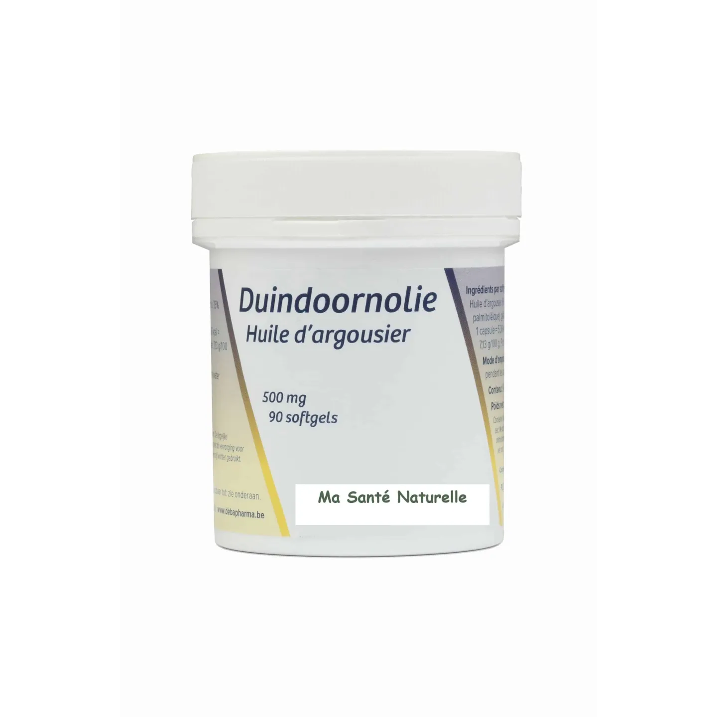HUILE D’ARGOUSIER 500 mg (Omega-7) 90 capsules molles / softgels