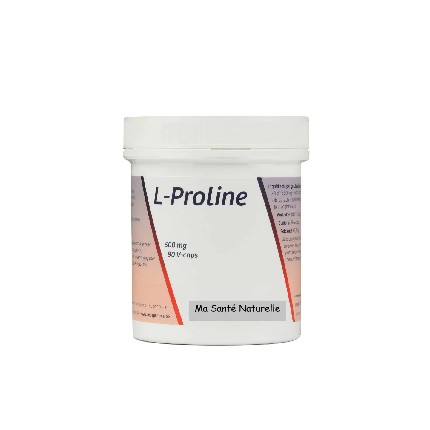 L-PROLINE 500 mg - 90 capsules végétales