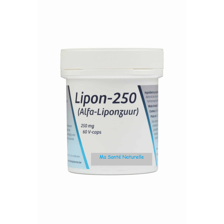 LIPON 250 mg (acide alpha-lipoïque 250 mg) 60 capsules végétales