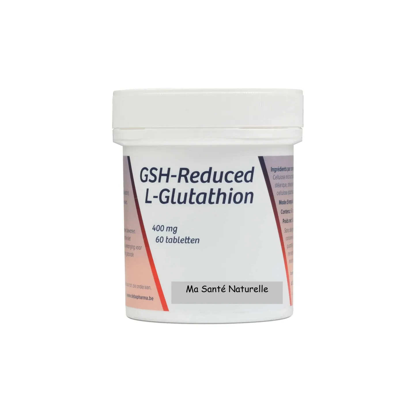 L-GLUTATHION 400 mg reduit GSH 60 tablettes