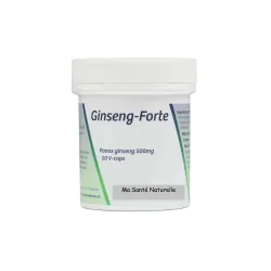 GINSENG-FORTE 500 mg (24 % de ginsénosides) (Panax Ginseng) 50 capsules végétales