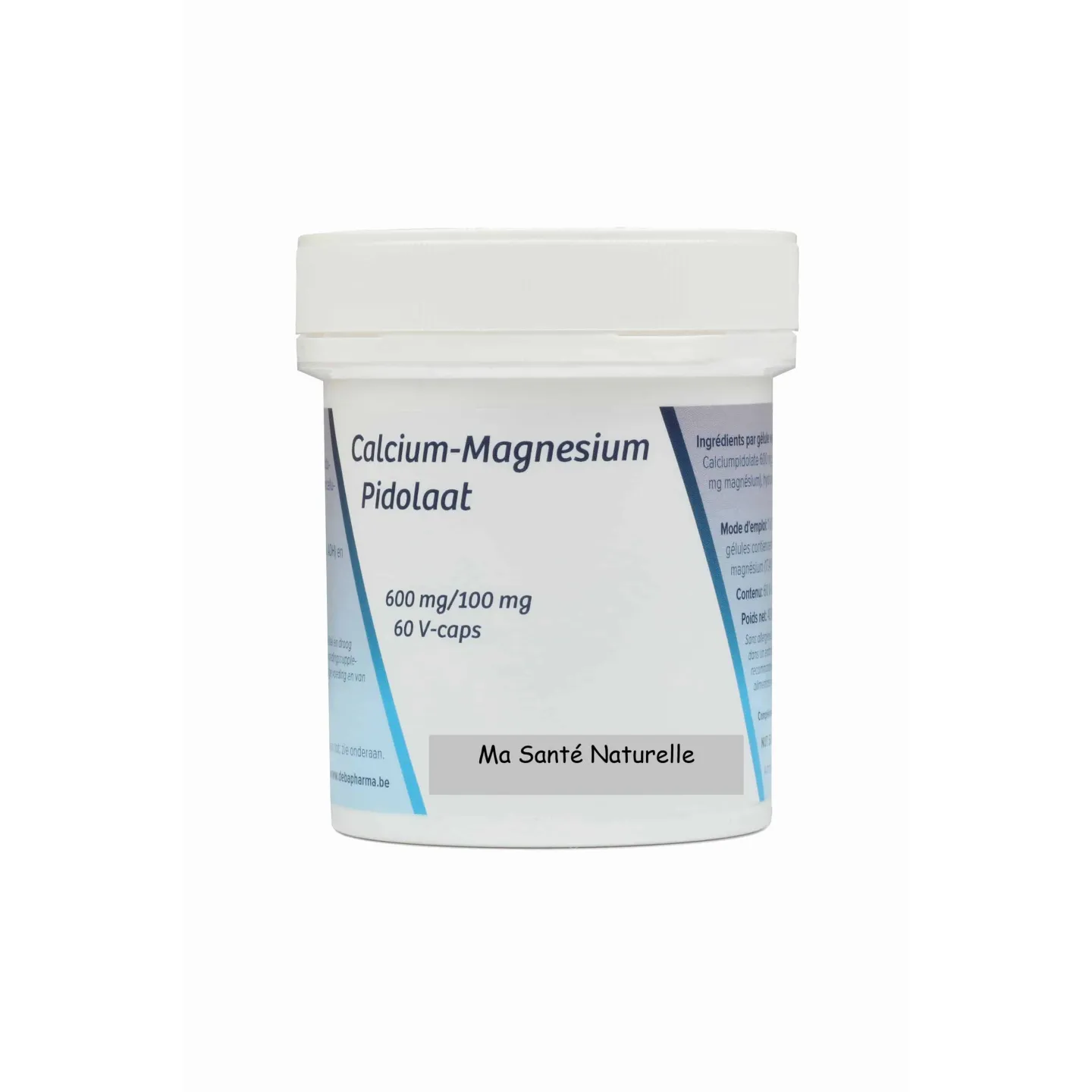 Calcium/Magnesium pidolate (600/100 mg) - 60 capsules végétales
