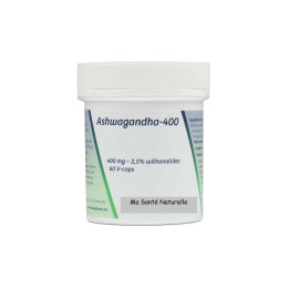 Ashwagandha - 400 (2,5% witanolides) - 60 capsules végétales
