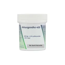 Ashwagandha - 400 (2,5% witanolides) - 60 capsules végétales